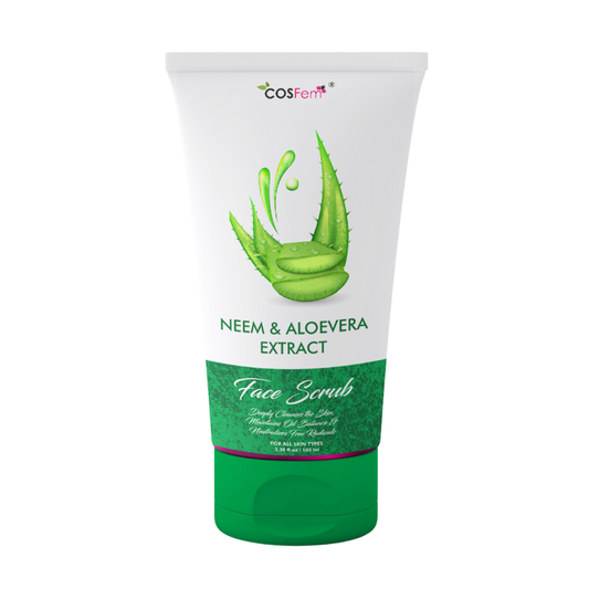 NEEM AND ALOEVERA FACE SCRUB-100ML