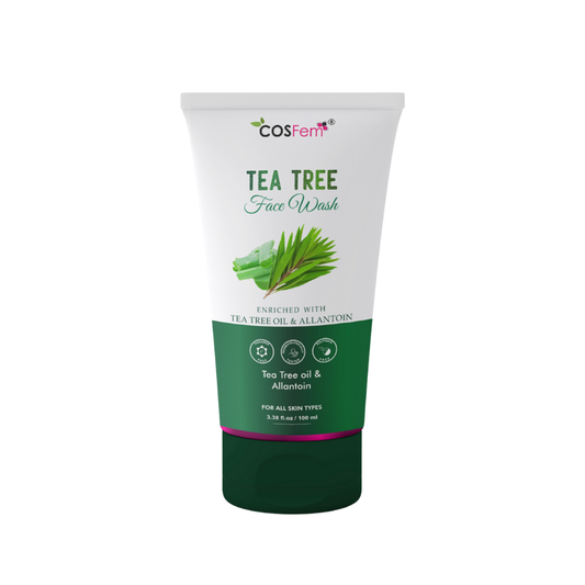 0.5% ALLANTOIN WITH TEA TREE OIL FACE WASH FOR REFRESH AND SOOTHE- 100ML
