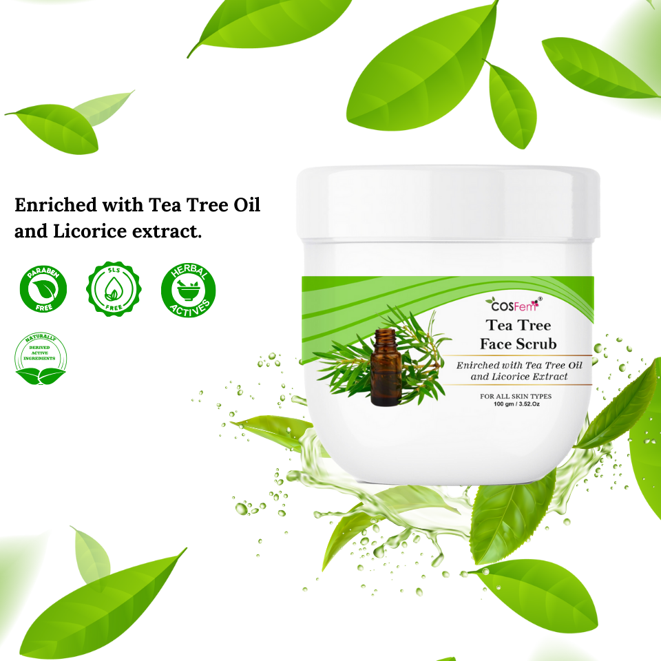 TEA TREE FACE SCRUB-100GM
