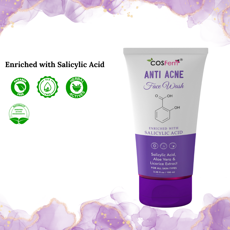 2% SALICYLIC ACID ANTI-ACNE FACE WASH FOR CLEAR SKIN SOLUTION-100ML