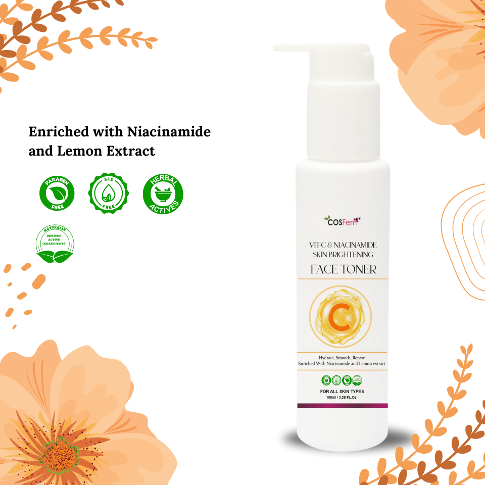 VIT-C & NIACINAMIDE SKIN BRIGHTENING FACE TONER-100 ML