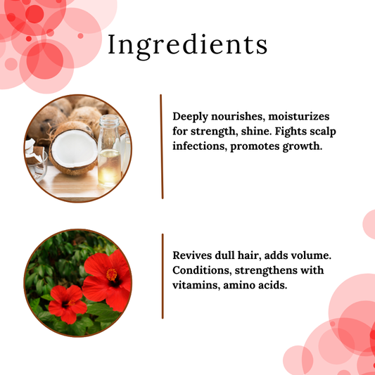 COCONUT AND HIBISCUS SHAMPOO-200ML
