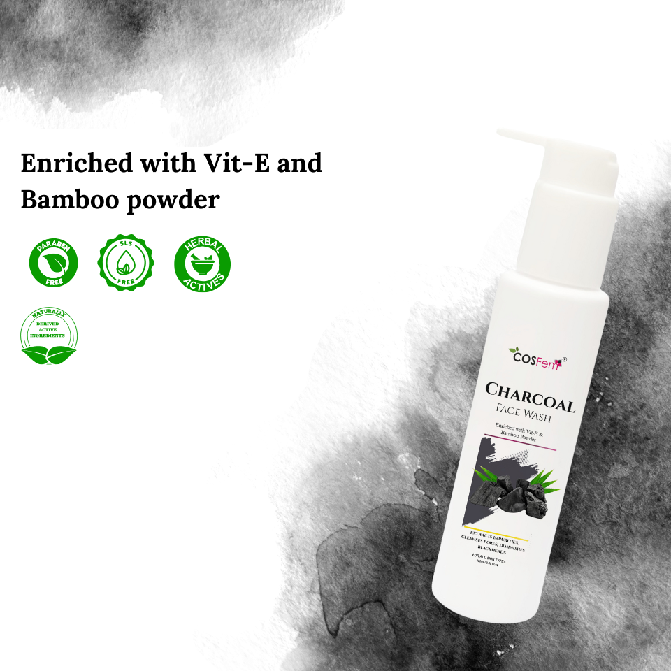 CHARCOAL FACE WASH-100ML