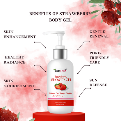 STRAWBERRY BODY WASH-200ML