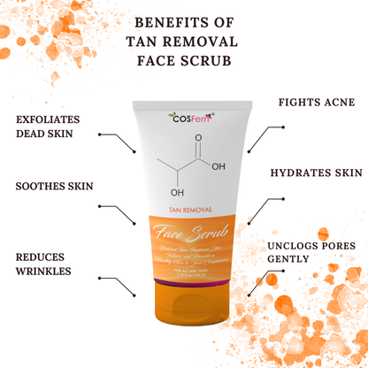TAN REMOVAL FACE SCRUB-100ML
