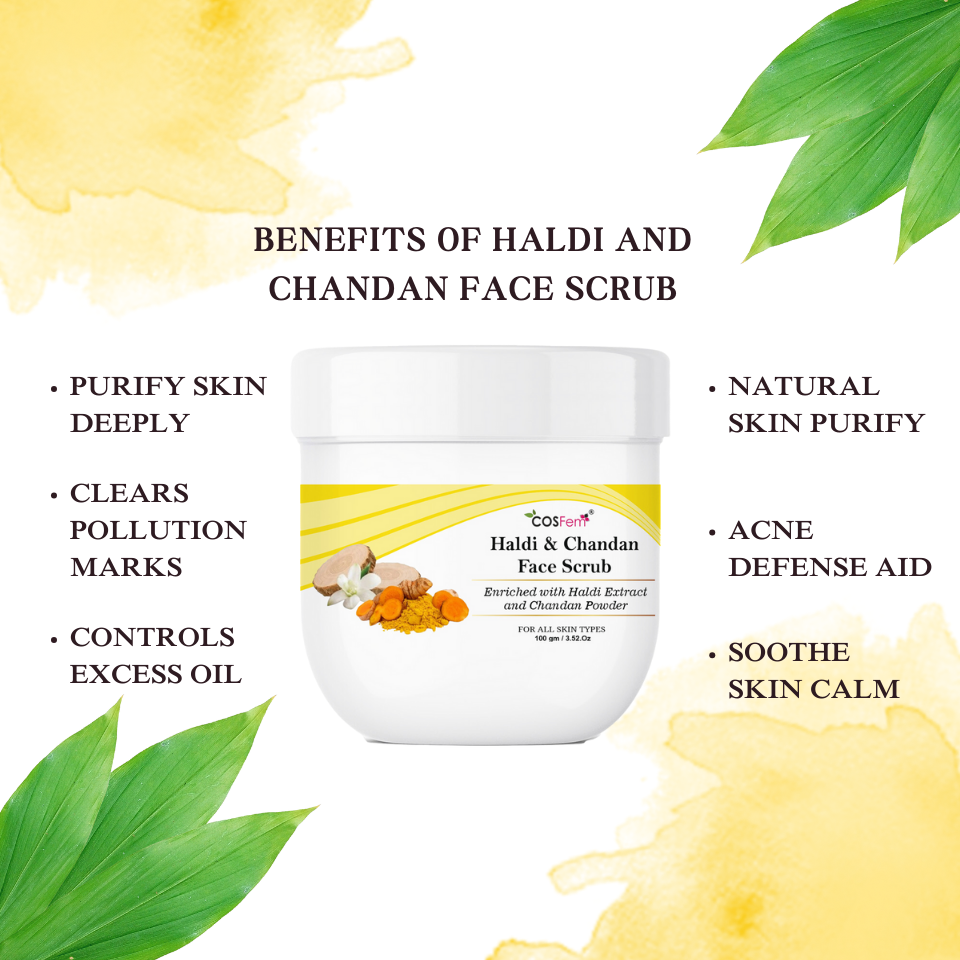 HALDI AND CHANDAN FACE SCRUB-100GM