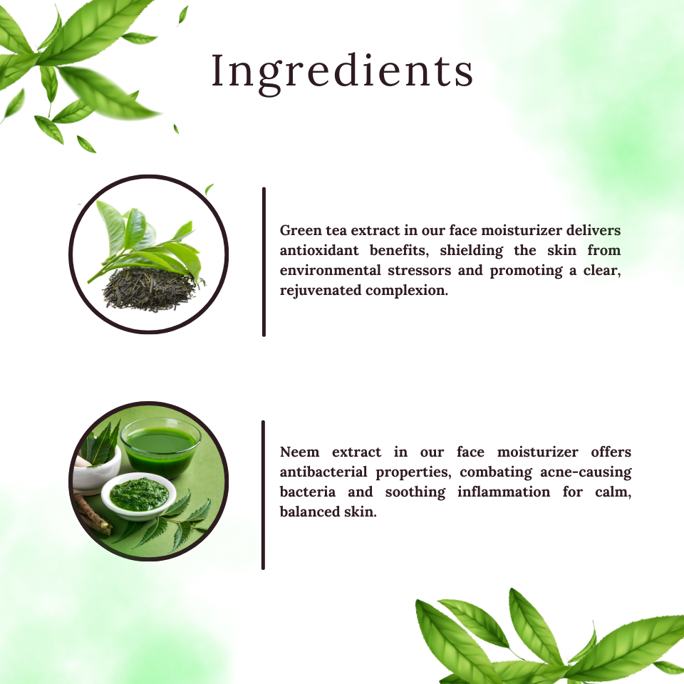 GREEN TEA FACE MOISTURIZER-100ML