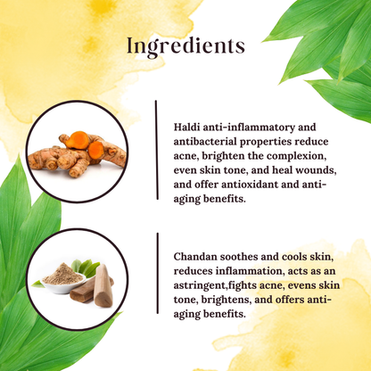 HALDI AND CHANDAN FACE SCRUB-100GM