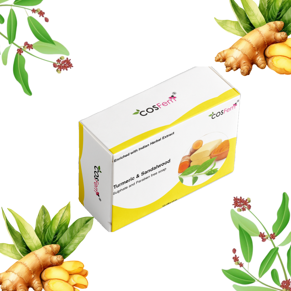 GLYCERINE TURMERIC SANDALWOOD SOAP-125GM