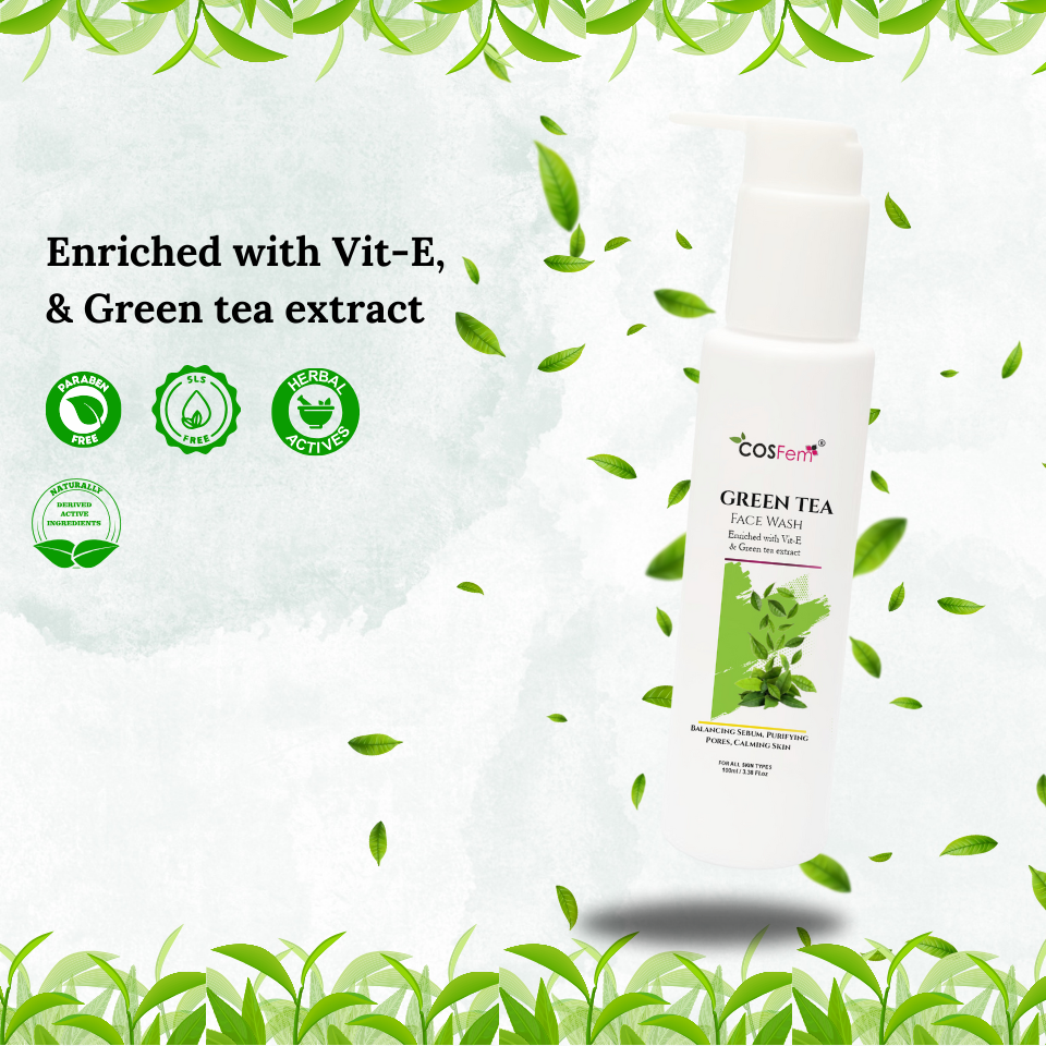 GREEN TEA FACE WASH-100ML