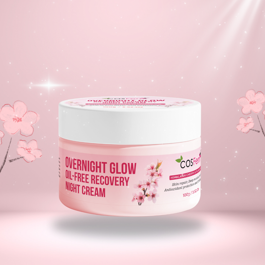 OVERNIGHT GLOW (OIL-FREE) NIGHT RECOVERY CREAM- 100GM