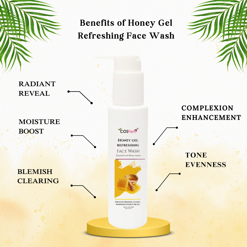 HONEY GEL REFRESHING FACE WASH-100ML