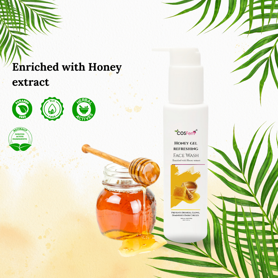 HONEY GEL REFRESHING FACE WASH-100ML