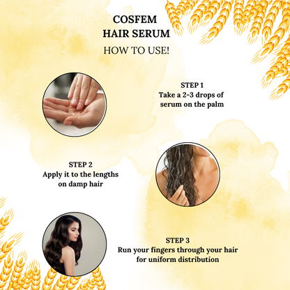 WHEAT OIL HAIR SERUM-100ML
