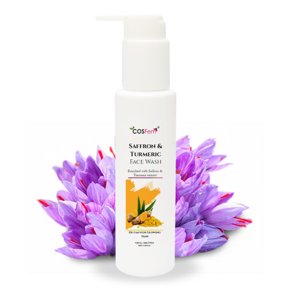 SAFFRON AND TURMERIC FACE WASH-100ML