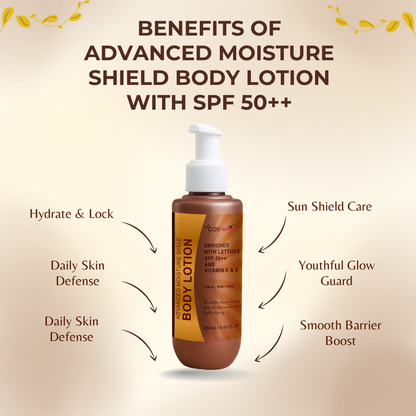 ADVANCED MOISTURE SHIELD BODY LOTION WITH SPFF50++ - 250ML
