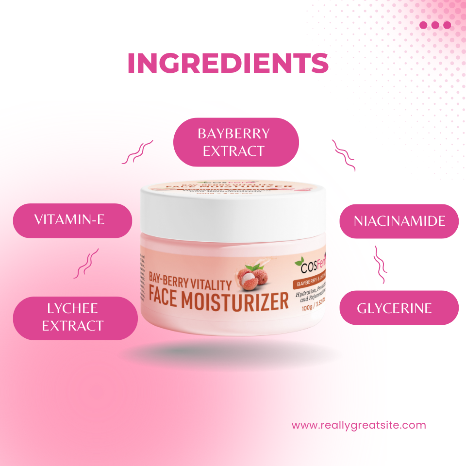 BAYBERRY VITALITY FACE MOISTURIZER- 100GM