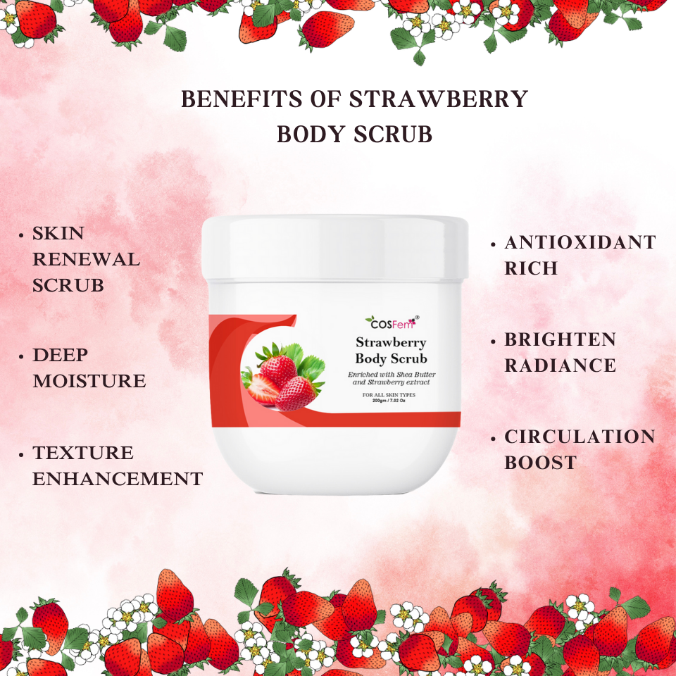 STRAWBERRY BODY SCRUB-200GM