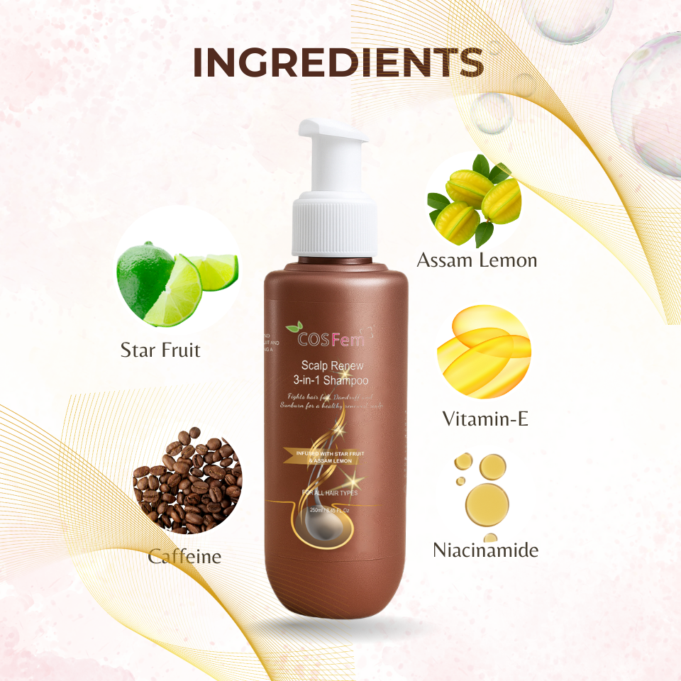 SCALP RENEW 3-1 SHAMPOO-250ML