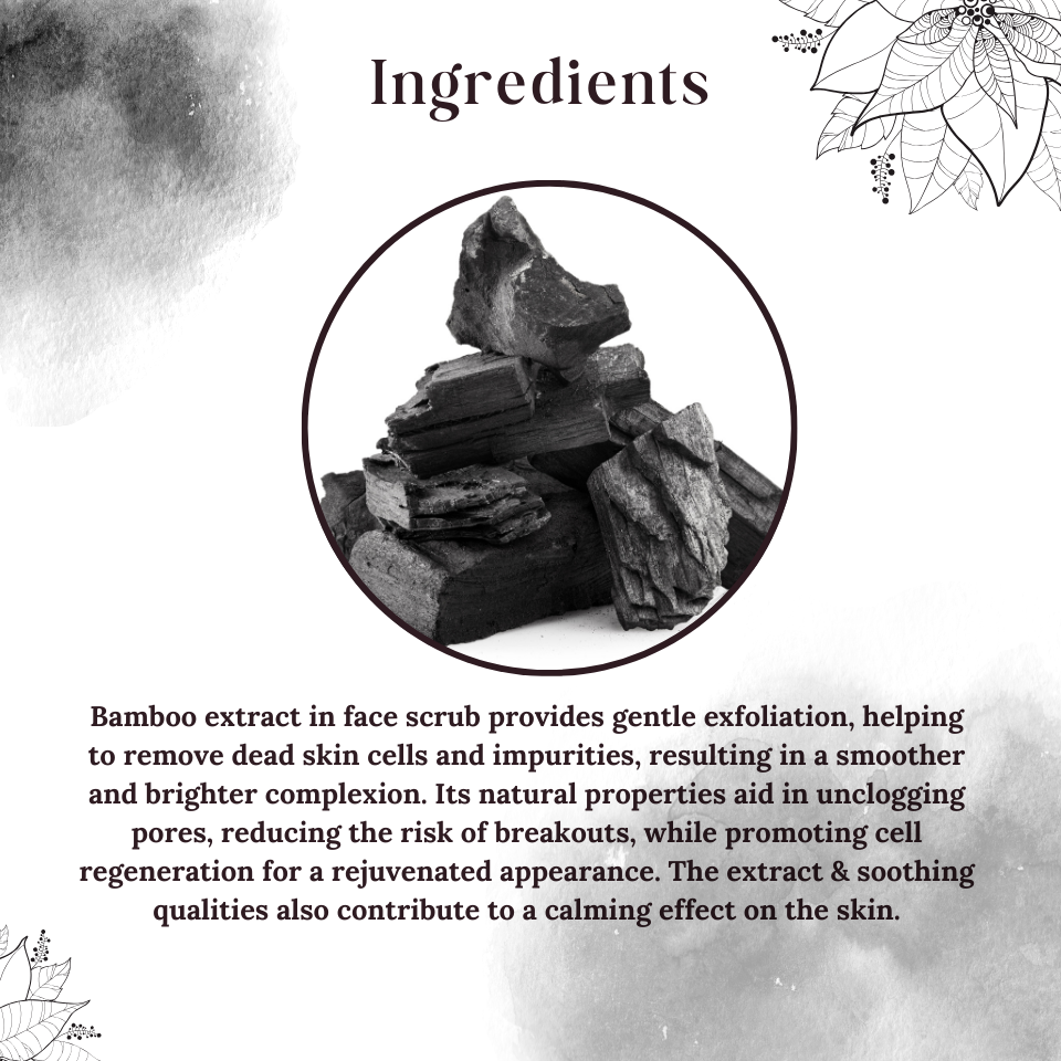 CHARCOAL FACE SCRUB-100GM
