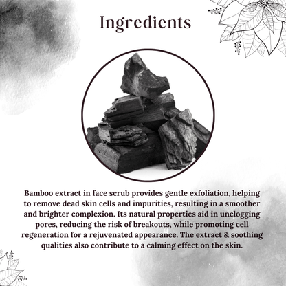 CHARCOAL FACE SCRUB-100GM