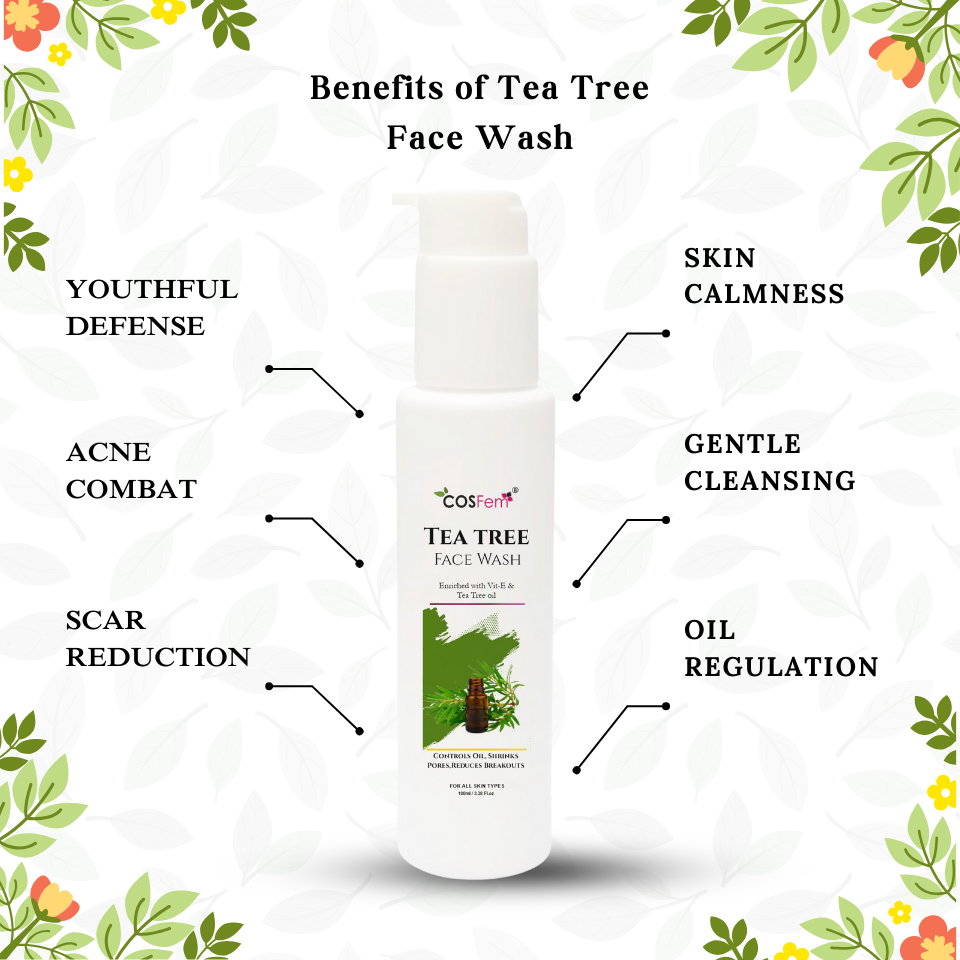 TEA TREE FACE WASH-100ML