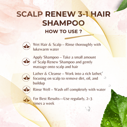 SCALP RENEW 3-1 SHAMPOO-250ML