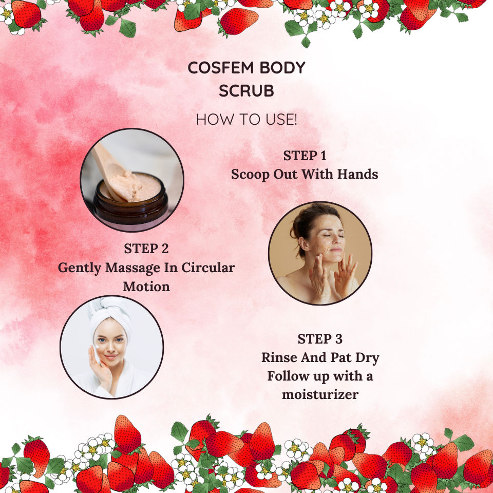 STRAWBERRY BODY SCRUB-200GM