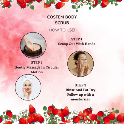 STRAWBERRY BODY SCRUB-200GM