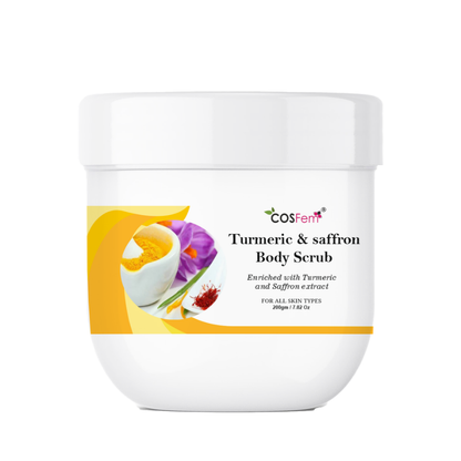 TURMERIC AND SAFFRON BODY SCRUB-200GM