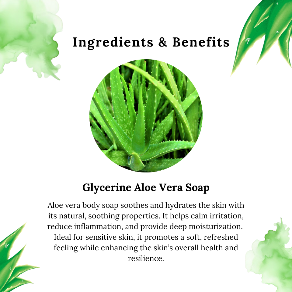 GLYCERINE ALOEVERA SOAP