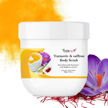 TURMERIC AND SAFFRON BODY SCRUB-200GM