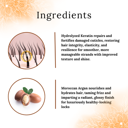 KERATIN AND ARGAN CONDITIONER-200ML