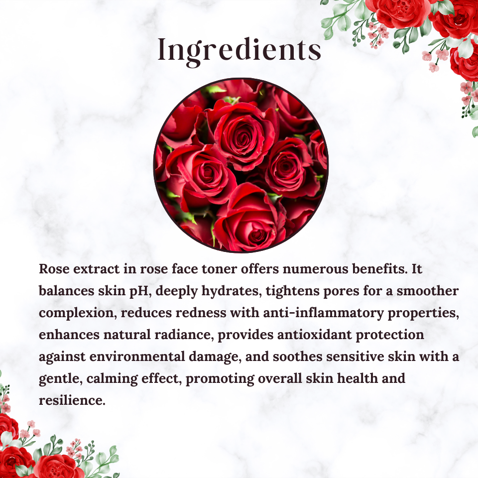 ROSE FACE TONER-100 ML