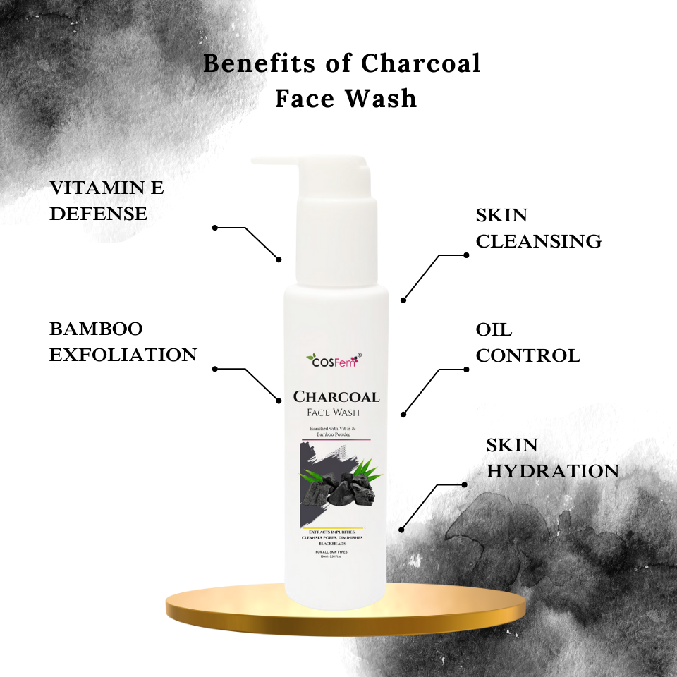 CHARCOAL FACE WASH-100ML