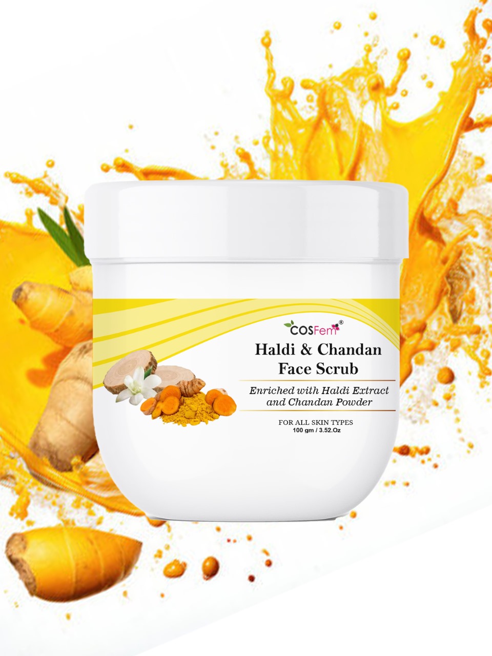 HALDI AND CHANDAN FACE SCRUB-100GM