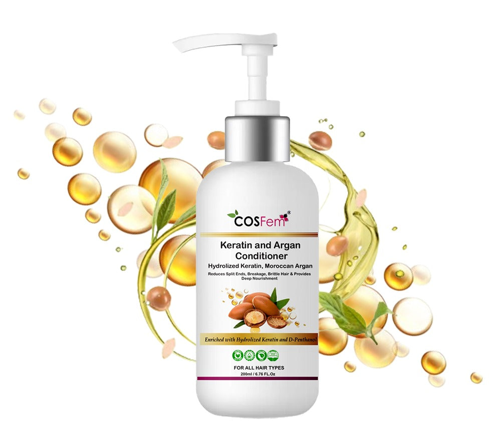 KERATIN AND ARGAN CONDITIONER-200ML